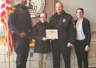 Bloomfield PD Certificate Presentation