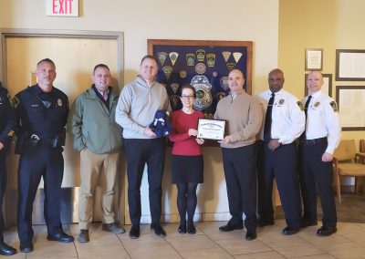 East Hartford PD Certificate Presentation