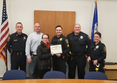 Naugatuck PD Certificate Presentation