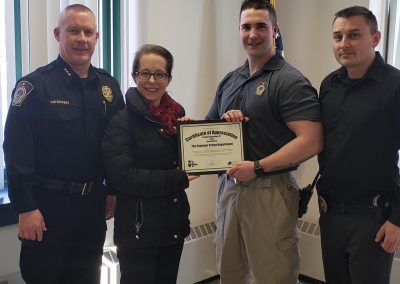 Seymour PD Certificate Presentation