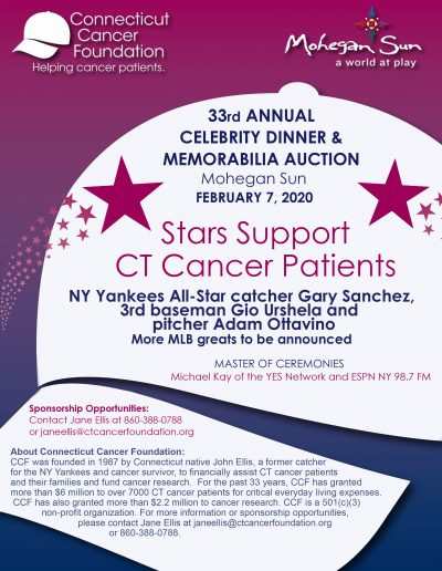 The 33rd Annual Celebrity Dinner & Memorabilia Auction