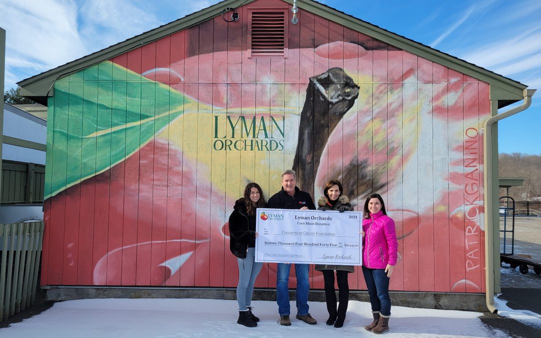 Lyman Orchards A-MAZEing Donation to CCF